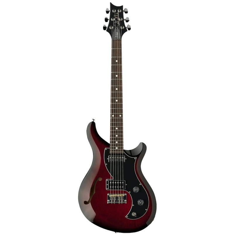 PRS S2 VELA Semi Hollow-Body Electric Guitar (Scarlet Sunburst)