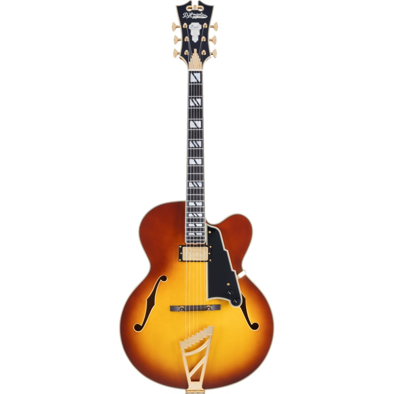 D’Angelico EXCEL EXL-1 Hollow Body Electric Guitar (Dark Iced Tea Burst)