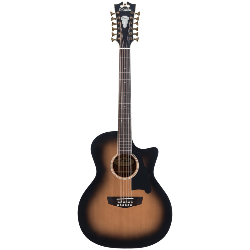 D’Angelico FULTON GRAND AUDITORIUM 12-String Acoustic Guitar (Aged Burst)