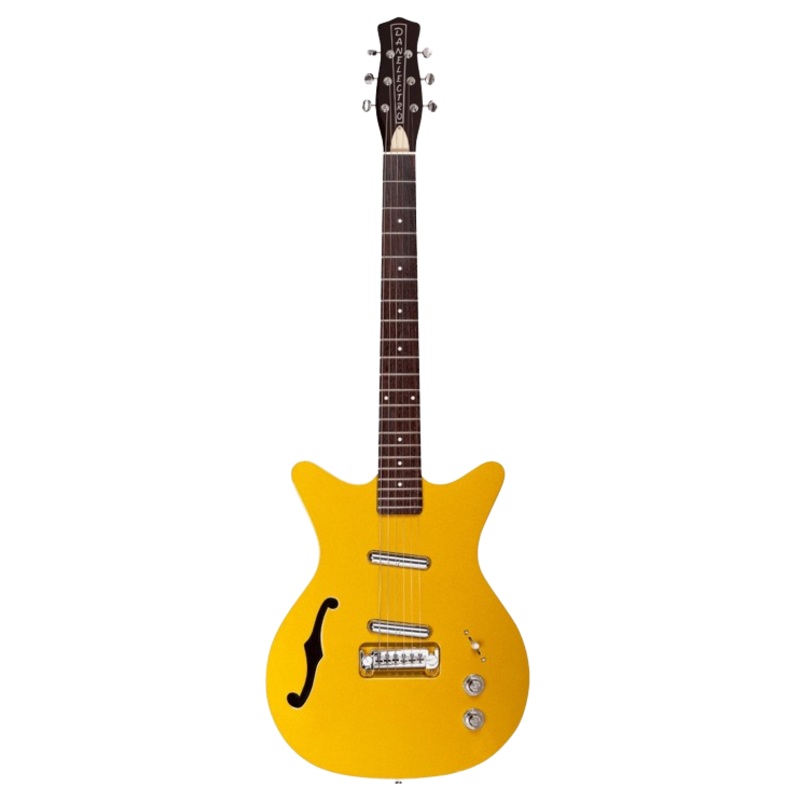 Danelectro FIFTY NINER Semi Hollow-Body Electric Guitar (Gold Top)
