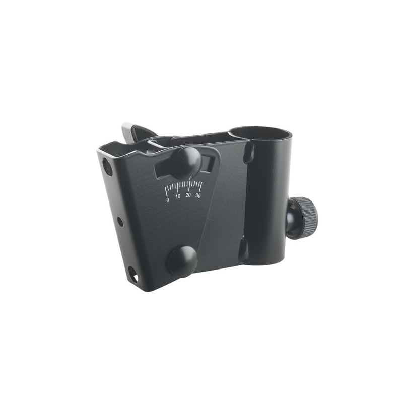 K&M 19780 Inclinable Stand Adapter for Speaker Stand -30 Tilt (Black)