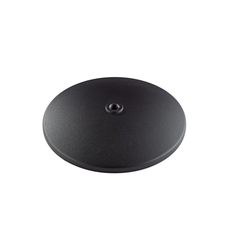 K&M 26009 Microphone Round Base Plate – 12″x2″
