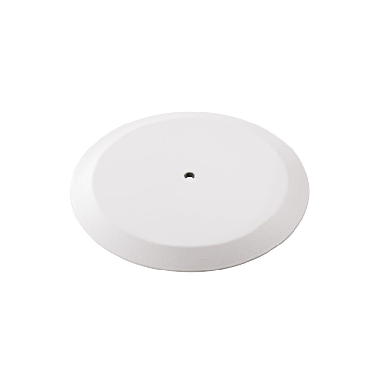 K&M 26700 Microphone Round Base – 18″x1″ (White)