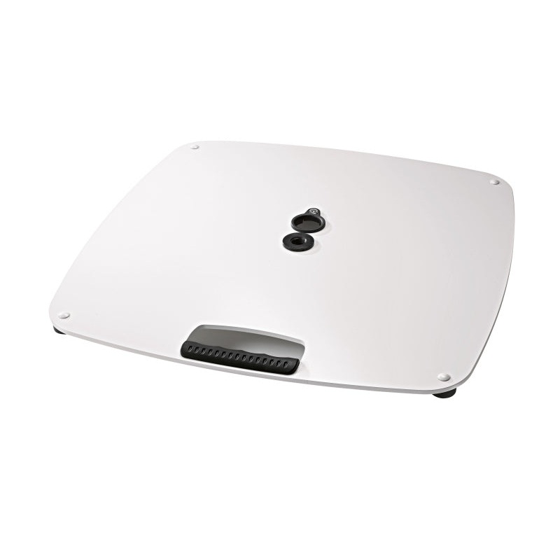 K&M 26705 Base Plate for Distance Rods (White)