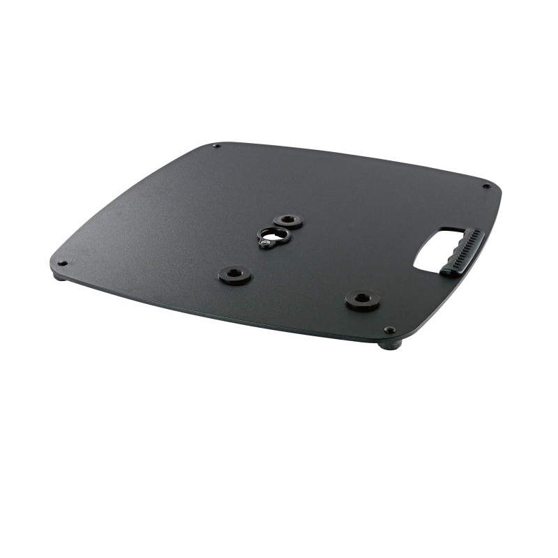 K&M 26706 Base Plate for Distance Rods (Black)