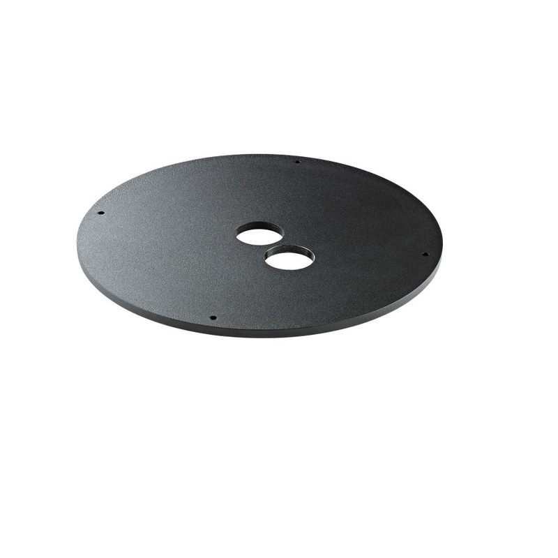 K&M 26709 Round Weight Plate for Speaker Stands – 5kg (Black)