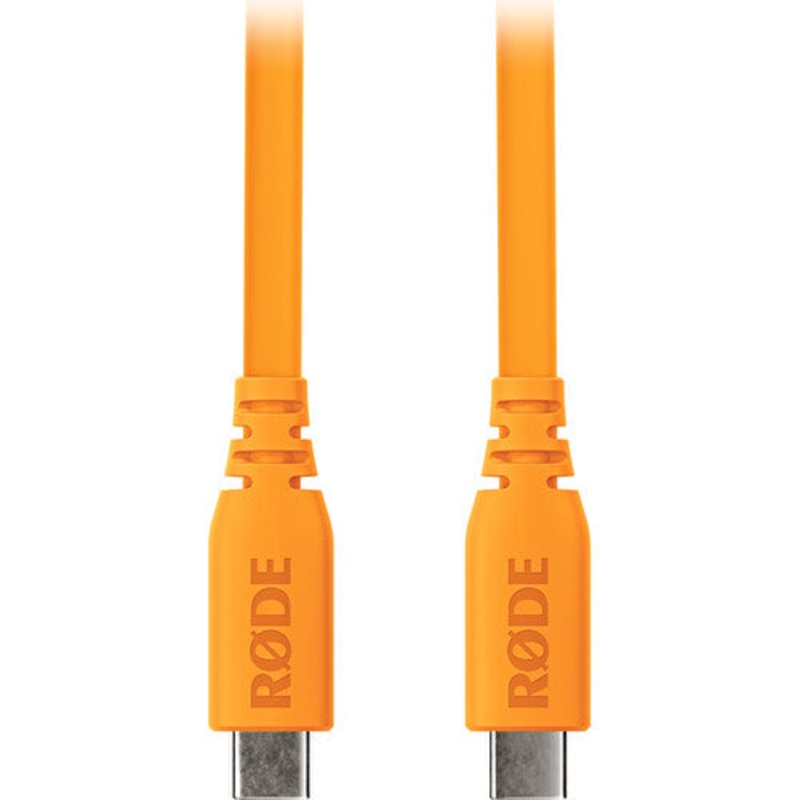Rode SC17-O USB-C to USB-C Cable (Orange) – 5′