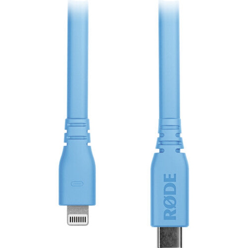 Rode SC19-B Lightning to USB-C Cable (Blue) – 5′