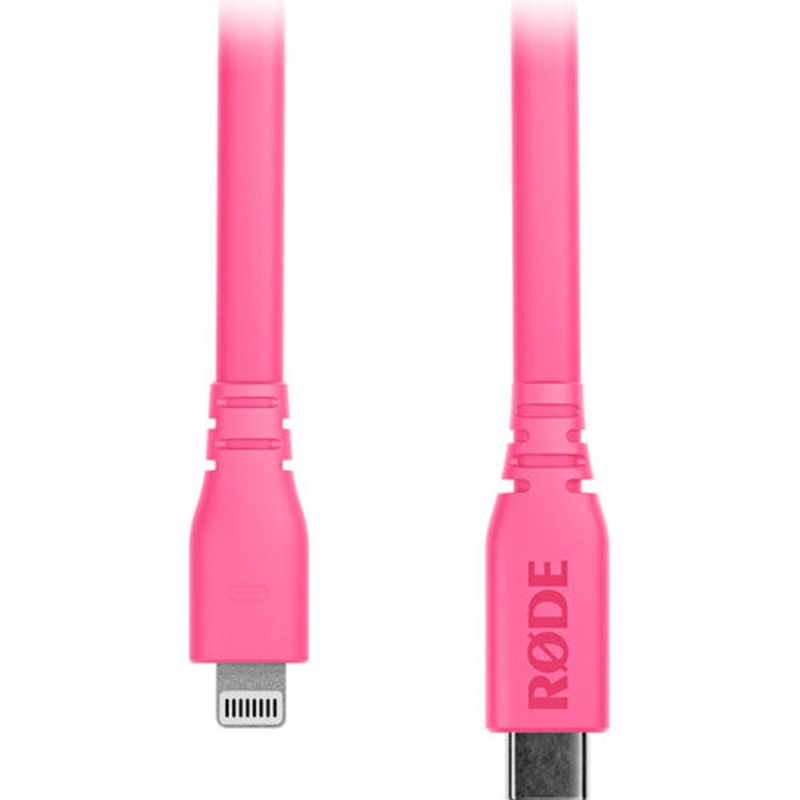 Rode SC19-P Lightning to USB-C Cable (Pink) – 5′