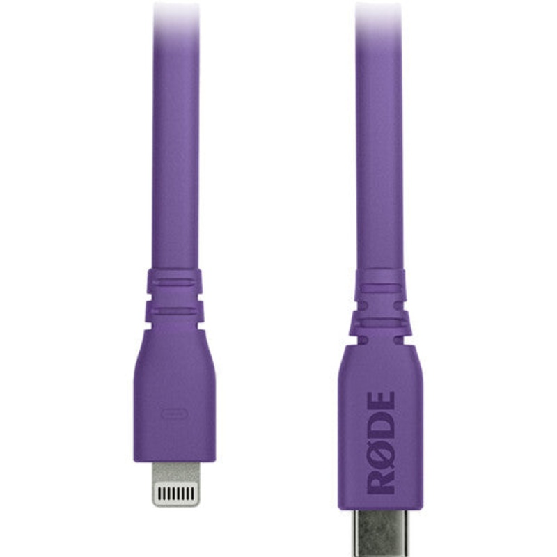 Rode SC19-PU Lightning to USB-C Cable (Purple) – 5′
