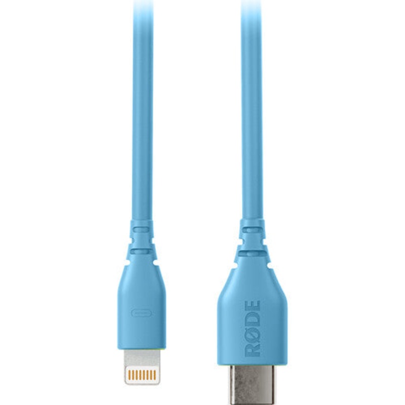 Rode SC21-B Lightning to USB-C Cable (Blue) – 11.8″
