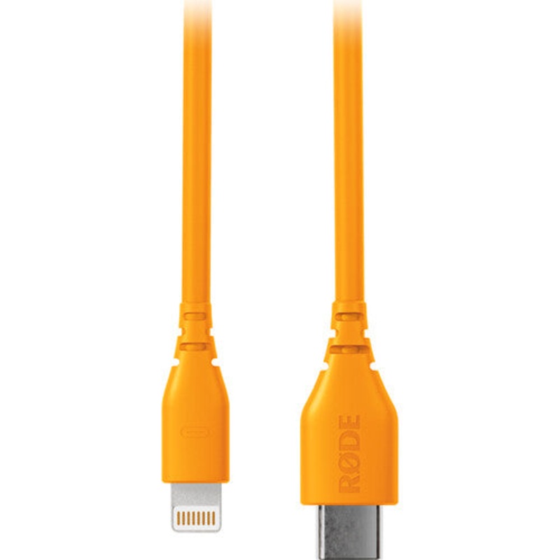 Rode SC21-O Lightning to USB-C Cable (Orange) – 11.8″