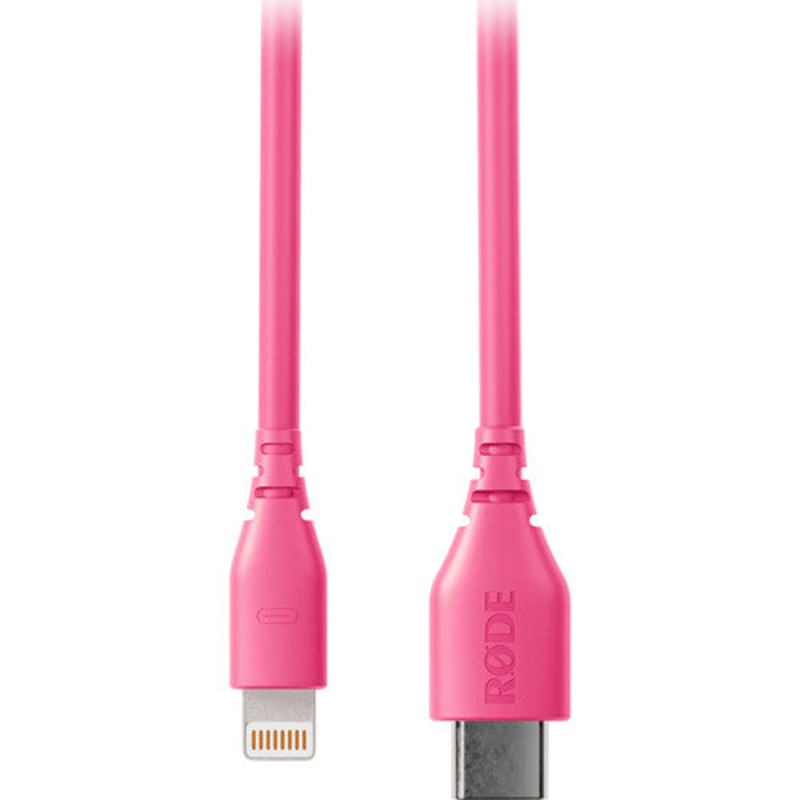 Rode SC21-P Lightning to USB-C Cable (Pink) – 11.8″