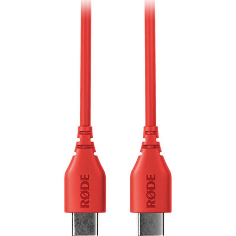 Rode SC22-R USB-C to USB-C Cable (Red) – 11.8″