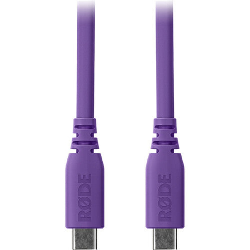 Rode SC27-PU SuperSpeed USB-C to USB-C Cable (Purple) – 6.6′