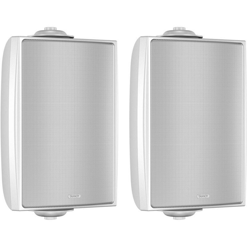 Tannoy DVS 4-WH Coaxial Surface-Mount Loudspeaker for Installation Applications (Pair, White) – 4″