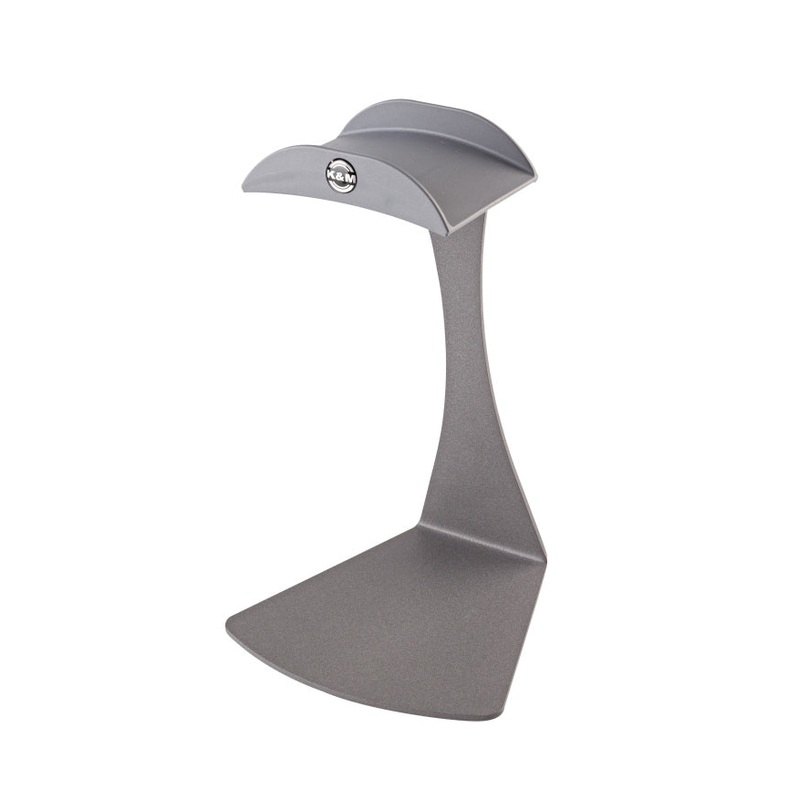 K&M 16075 Headphone Stand (Grey)