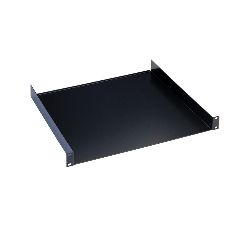 K&M 28481-380 Steel Rack Shelf with Tray – 1U