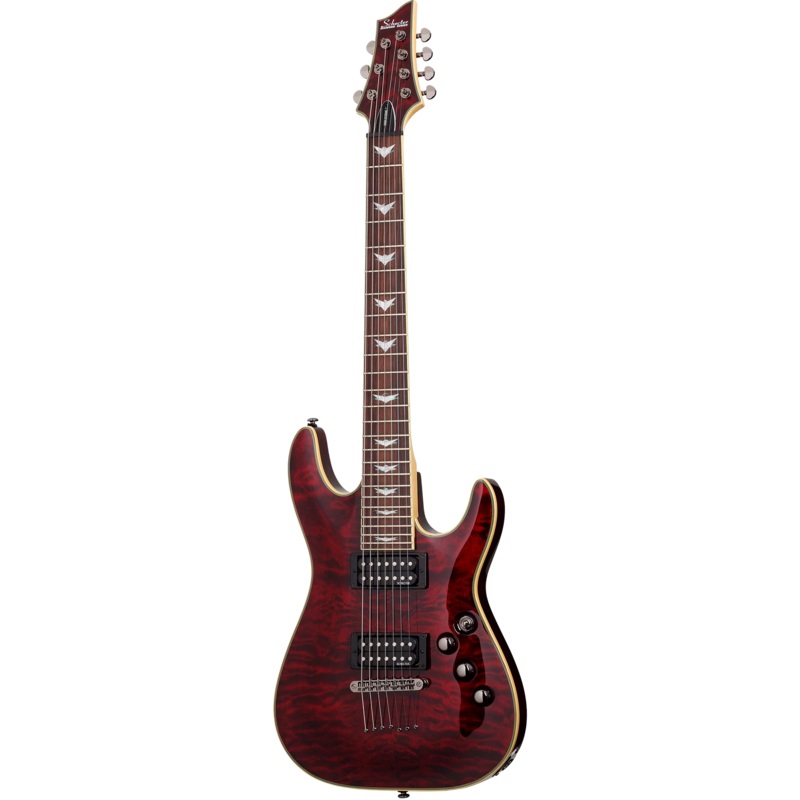 Schecter OMEN EXTREME-7 7 Strings Electric Guitar (Black Cherry) (USED)