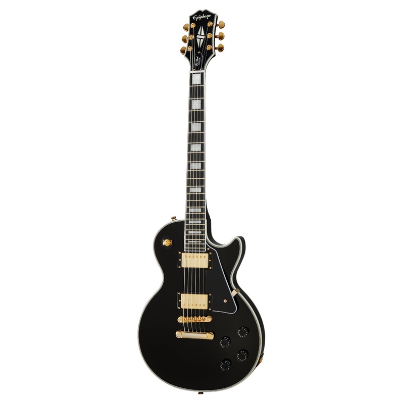 Epiphone LES PAUL CUSTOM Series Electric Guitar (Ebony)