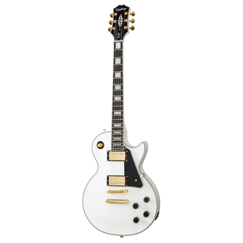 Epiphone LES PAUL CUSTOM Series Electric Guitar (White)