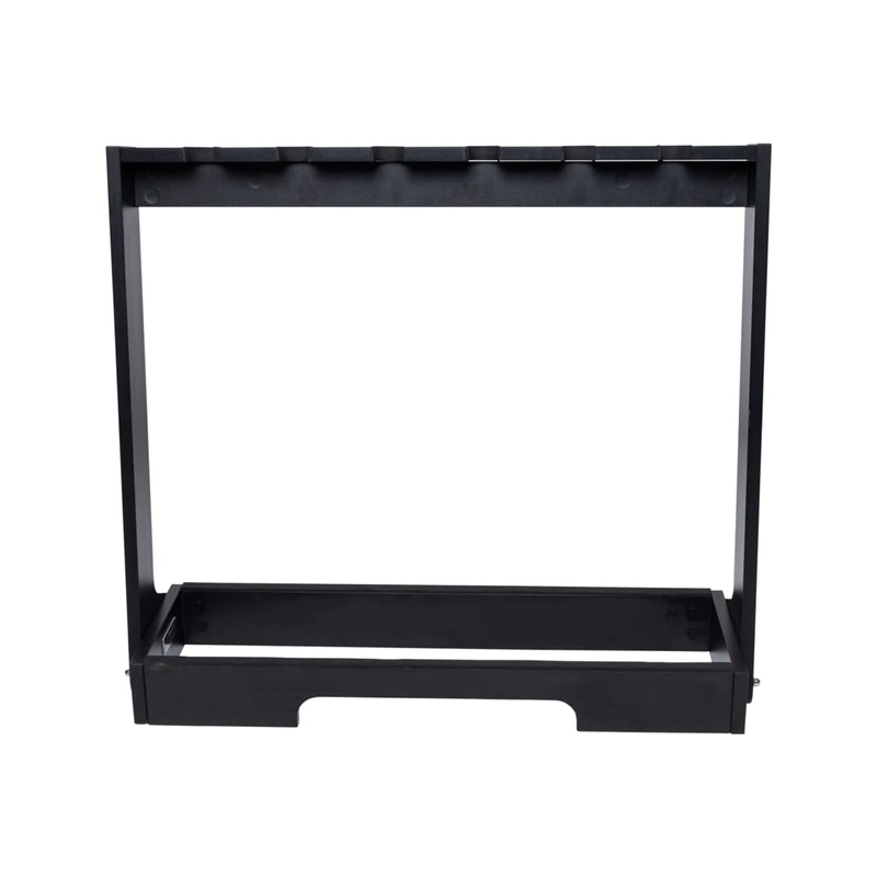 Gator GFW-GTR-WD6RK-BLK Wooden Guitar Rack for Up to 6 Guitars (Black)