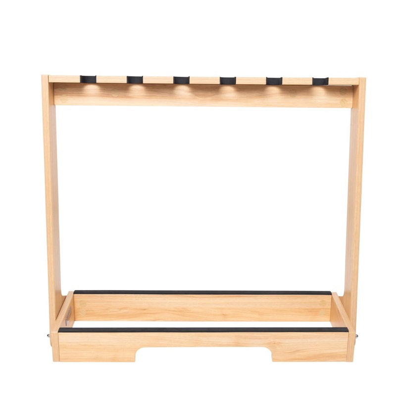 Gator GFW-GTR-WD6RK-MPL Wooden Guitar Rack for Up to 6 Guitars (Maple)