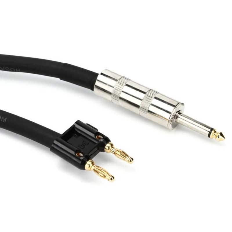 Hosa SKJ-6100BN Speaker Cable 1/4-Inch TS – Banana 100 Feet