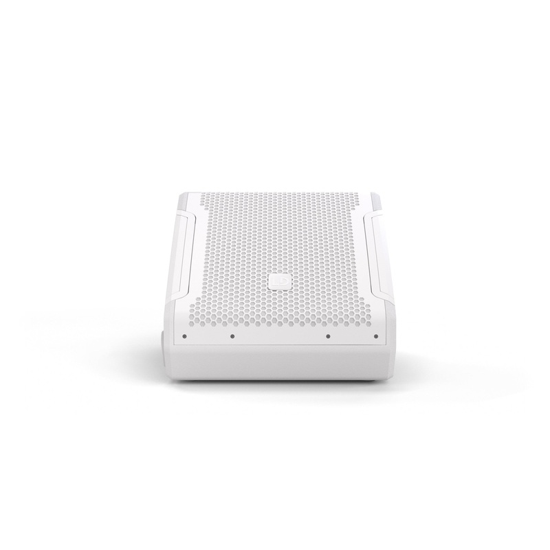 LD Systems LDS-MON8AG3W Powered Coaxial Stage Monitor (White) – 8″