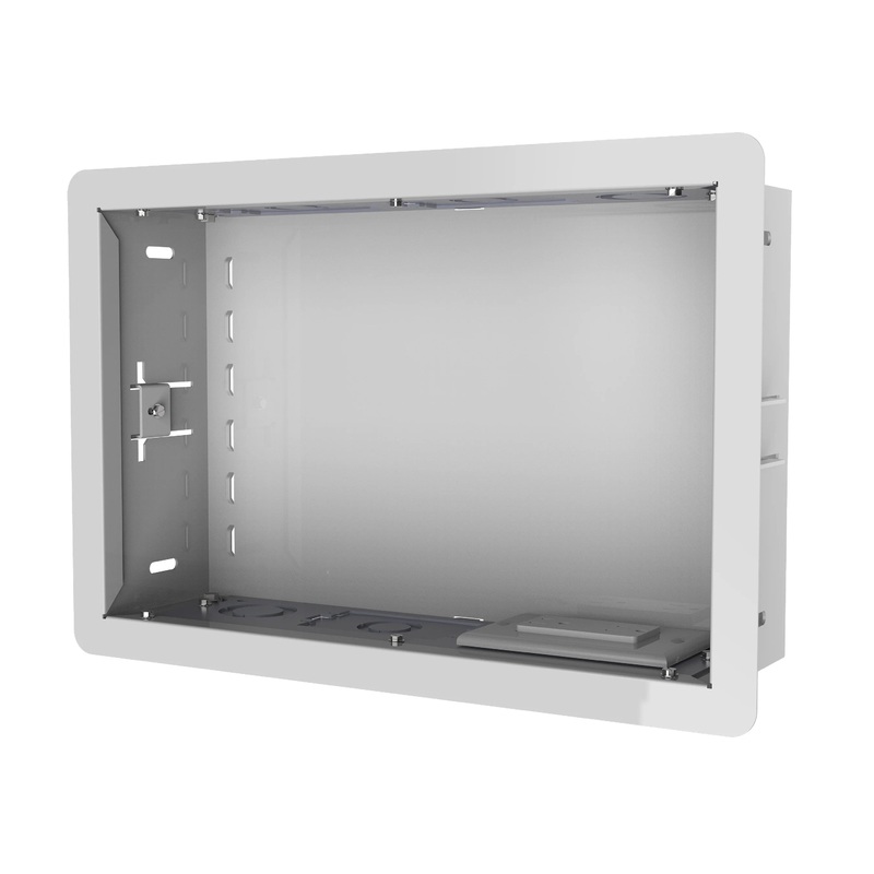 Peerless-AV IB14X9-AC-W In-Wall Box for Recessed Power with Surge Protector – 14″ x 9″