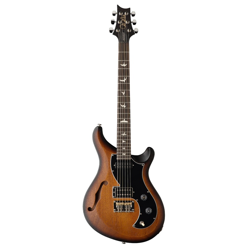 PRS S2 VELA SATIN Semi Hollow-Body Electric Guitar (Tobacco Sunburst Satin)