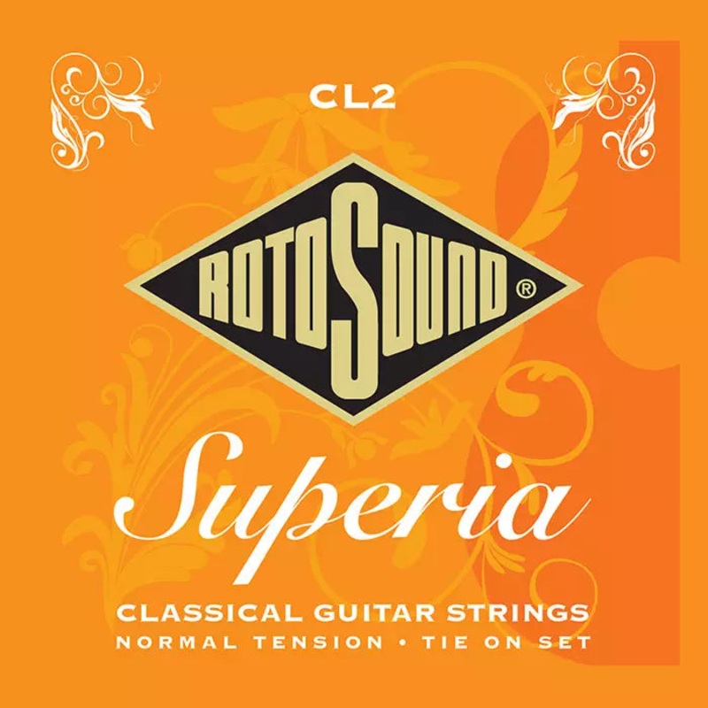 Rotosound CL2-RS Superia Classical Guitar Strings (Normal Tension) – Tie On Set