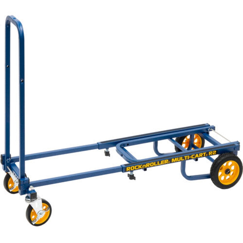 Rock-N-Roller R2RT-BL Micro 8-in-1 Equipment Transporter Multi-Cart (Blue)