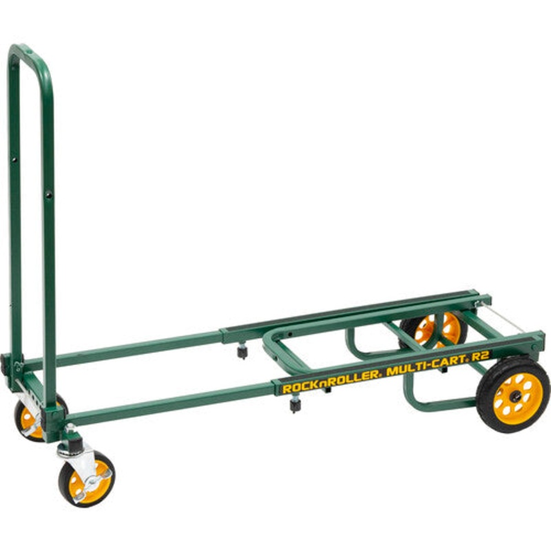 Rock-N-Roller R2RT-GN Micro 8-in-1 Equipment Transporter Multi-Cart (Green)