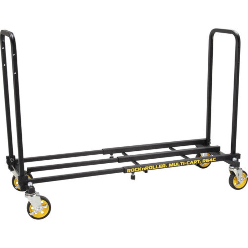 Rock-N-Roller R64C 8-In-1 Equipment Cart with Swiveling Casters