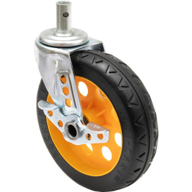 Rock-N-Roller RCSTR8X2 All-Terrain Caster with Brake for R12RT (2-Pack) – 8 x 2″