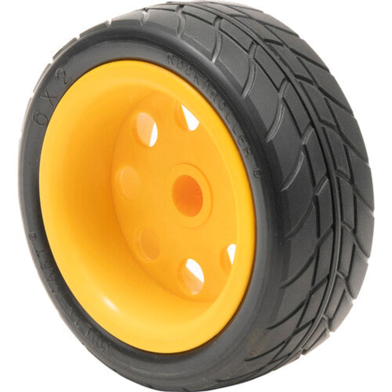 Rock-N-Roller RWHLO6X2 R-Trac Rear Wheel for R2RT & R2G Carts (2-Pack) – 6 x 2″