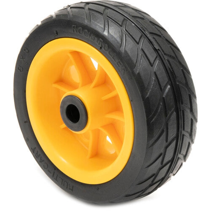 Rock-N-Roller RWHLS8X3 R-Trac Ground Glider Rear Wheel with Symmetrical Hub (2-Pack) – 8 x 3″