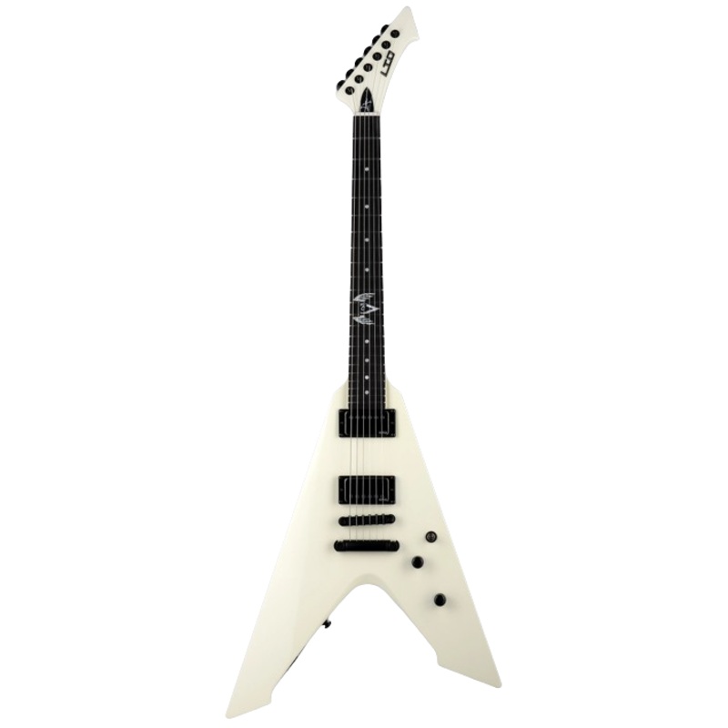 ESP LTD JAMES HETFIELD VULTURE Electric Guitar (Olympic White)