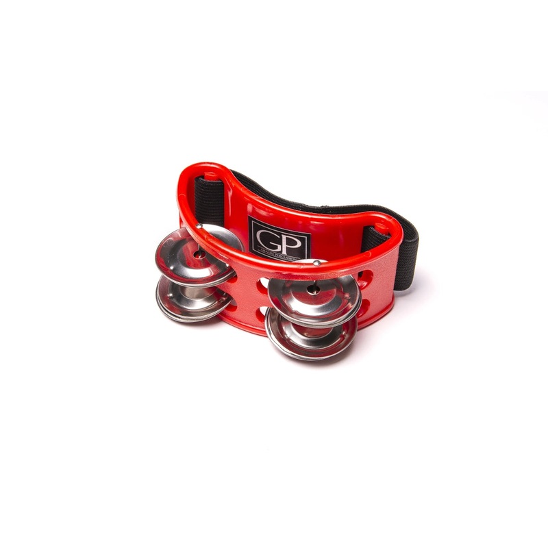 Granite Percussion GP-FTRD Foot Tambourine (Red)