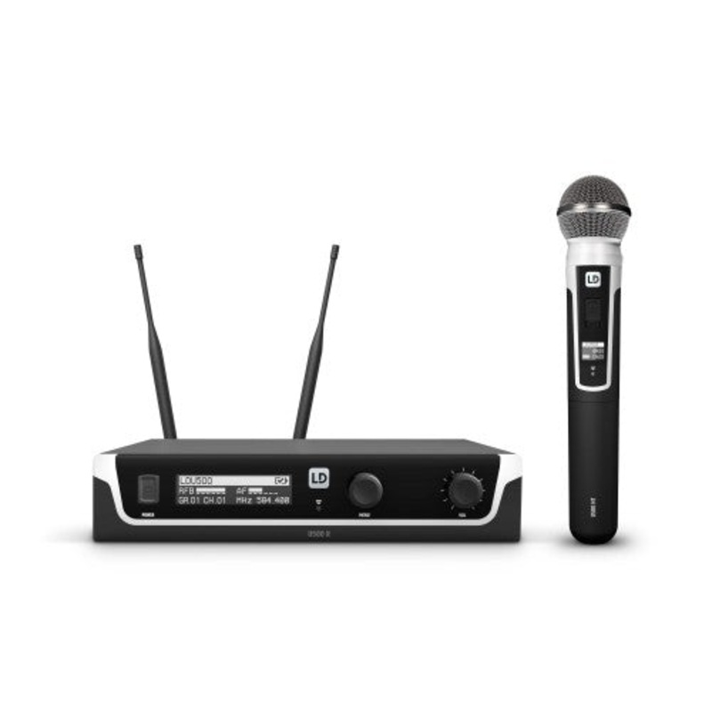 LD Systems U500 Series Wireless Microphone System with Dynamic Handheld Microphone