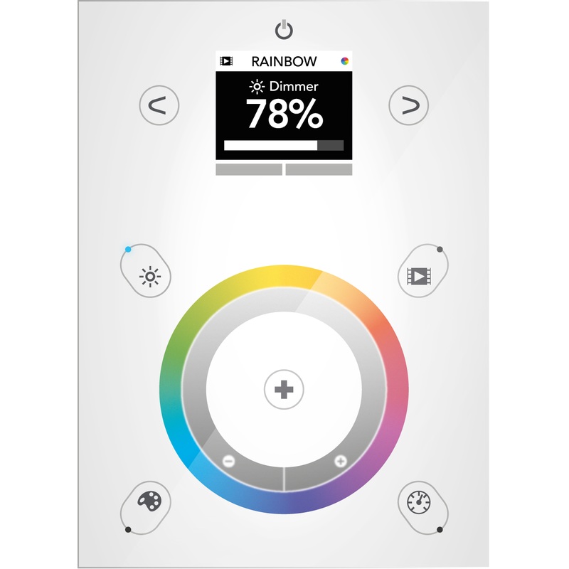 Nicolaudie Architectural STICK DE3 Wall Mounted DMX Controller (White)