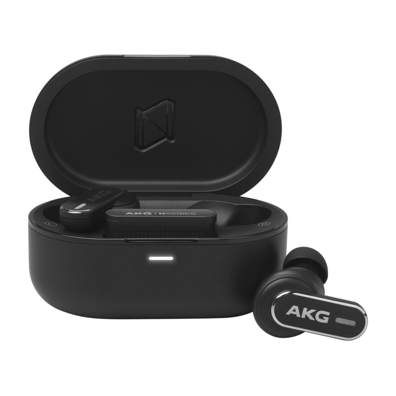 AKG AKGN5HYBRIDBLKAM True Wireless Noise Canceling Earbuds (Black)