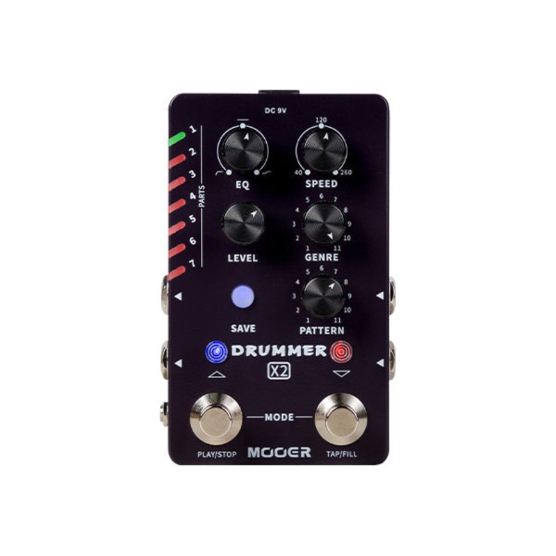 Mooer M728 Groove Loop X2 Stereo Looper & Drum Machine Effects Pedal