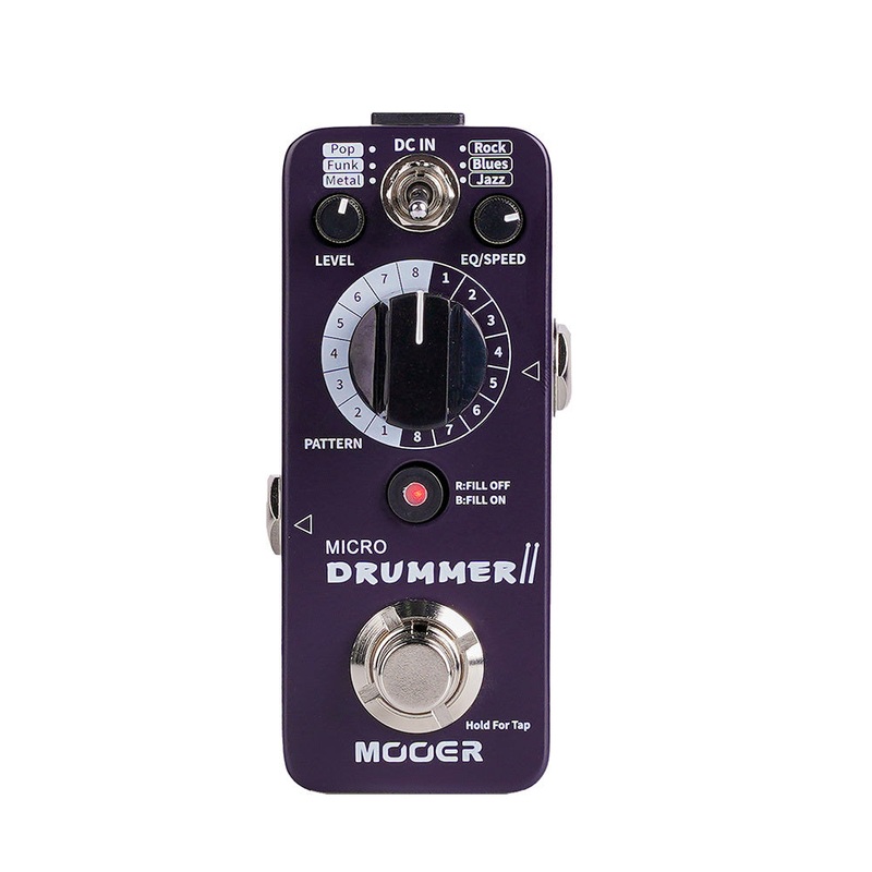 Mooer MDM2 Micro Drummer II Drum Machine Pedal