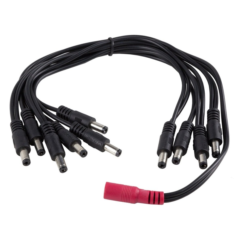 Mooer PDC-10S 10-Way S Straight Shape Power Supply Daisy Chain Effect Pedal Extender Cable