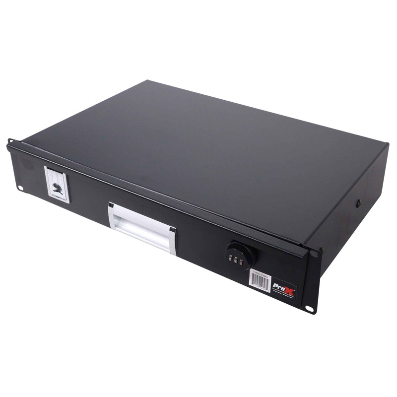 ProX T-2RD12MK3 2U Rack Space Rack Mount Drawer for Audio, DJ, and IT Server Rack Cases – 12″ Depth