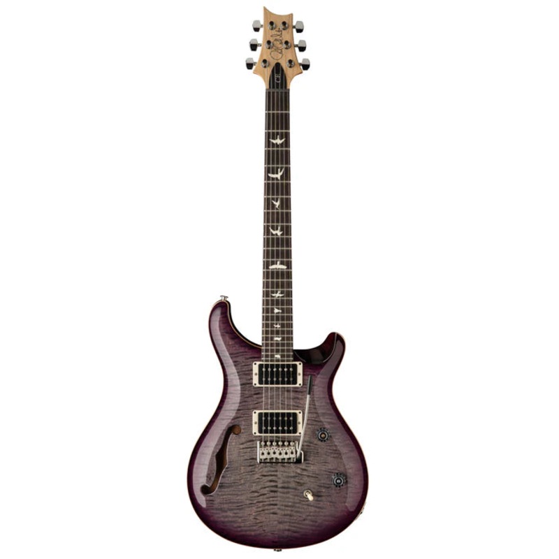 PRS CE 24 Semi Hollow-Body Electric Guitar (Faded Gray Back Purple Burst)