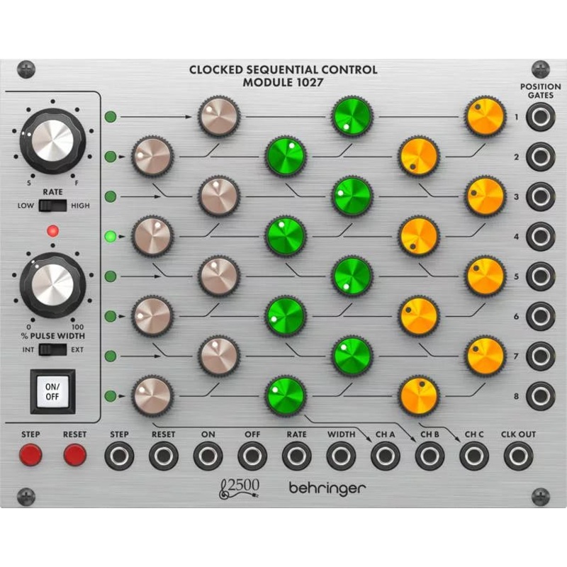 Behringer Clocked Sequential Control Module 1027 8-step Sequencer Eurorack Module
