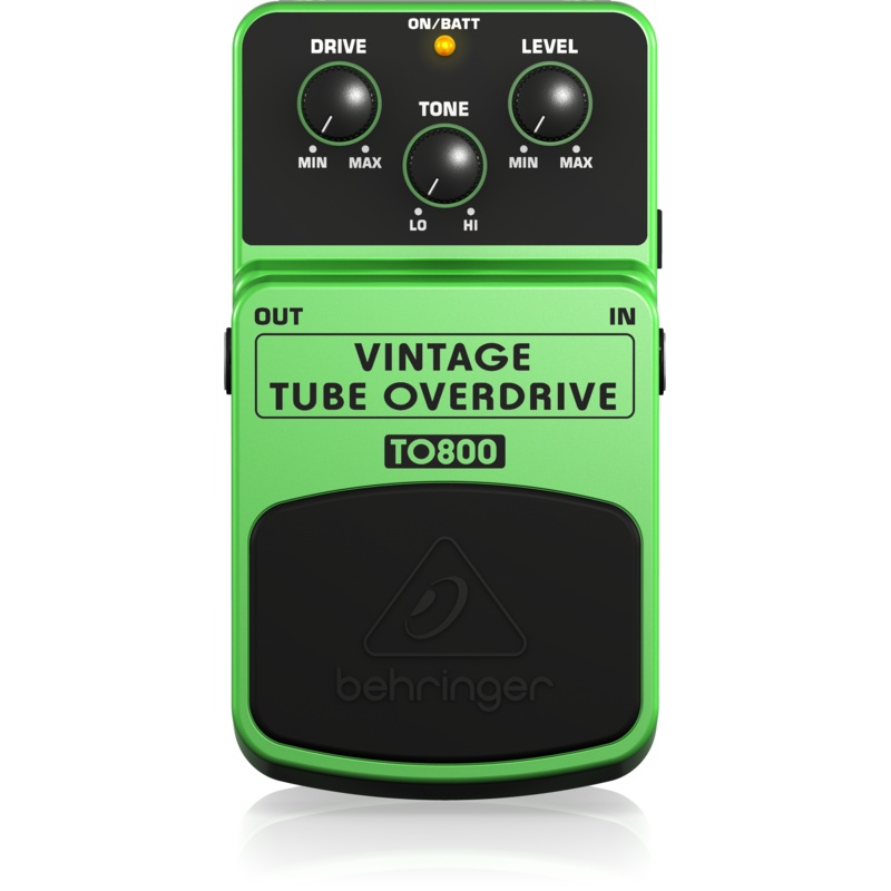 Behringer TO800 Vintage Tube-Sound Overdrive Effects Pedal